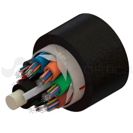 cable dielectrico seco, Cable de núcleo seco , cable dielectrico seco de 96 fibras
