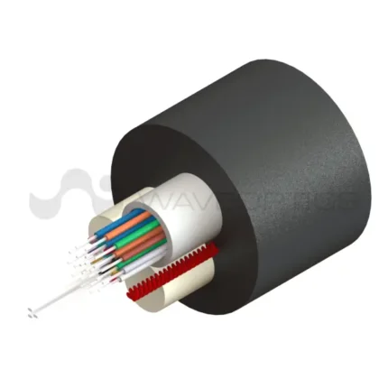 Cable Mini ADSS Cable ASU de fibra óptica Span 80 24 hilos